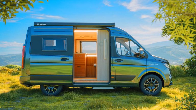 “Revolutionary Space Saver!”: This Ingenious Bürstner Habiton Camper Van’s Sliding Bathroom Transforms Travel with Unmatched Comfort and Convenience