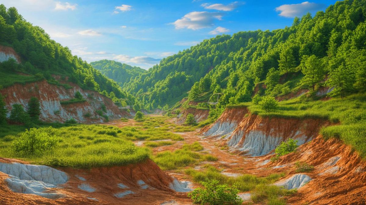 Earth’s Secret ‘Kryptonite Twin’ Sparks Outrage as Scientists Demand Its Unearthing for Humanity’s Sake Illustration of jadarite mineral deposits beneath Serbia's Jadar Valley.