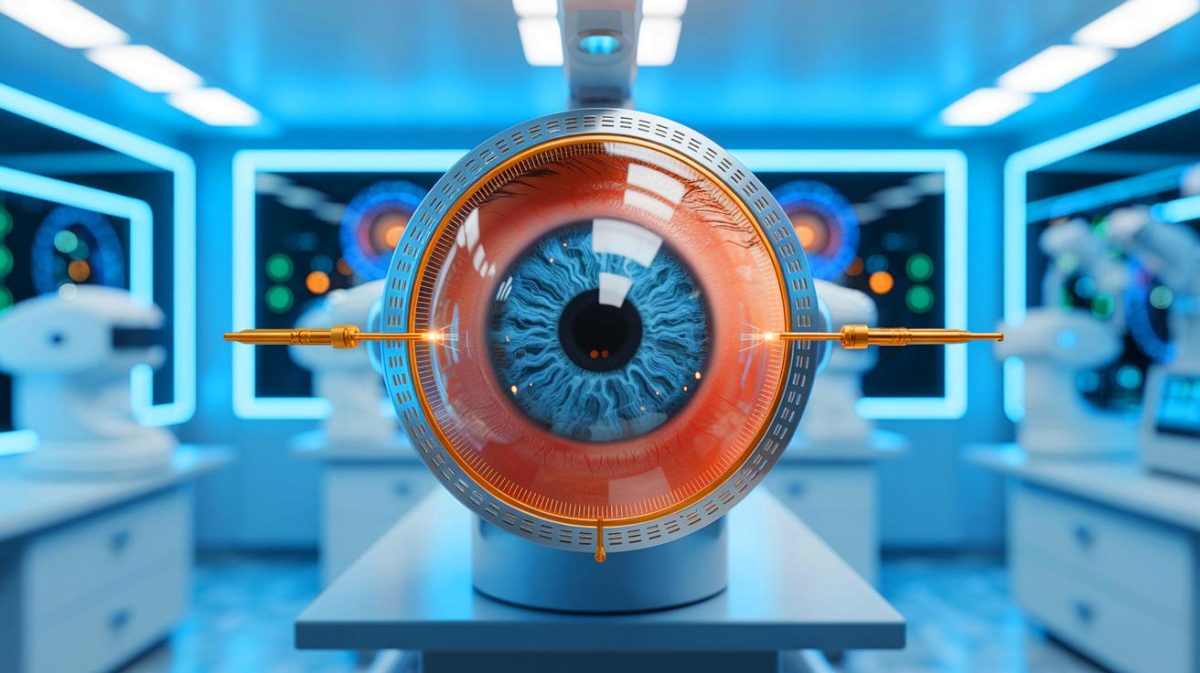 “Eyes Transformed in a Flash”: New Breakthrough Set to Revolutionize Vision Correction Forever Illustration of electromechanical reshaping technique applied to a rabbit cornea.
