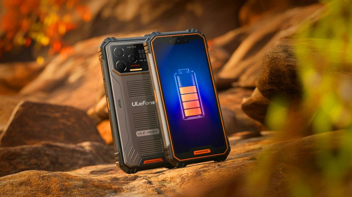 This “Indestructible” Dual-Screen Phone Sparks Outrage: Why Americans Are Divided Over Its Massive 10,000 mAh Battery and Features Illustration of the Ulefone Armor 33 Pro rugged smartphone with dual screens and a robust design.