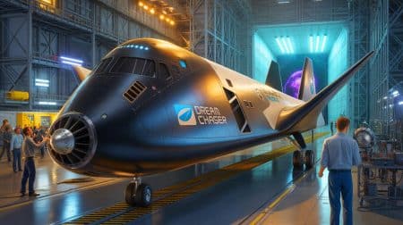 “Is This the End?”: NASA and Sierra Space’s Contract Drama Unfolds (and It’s More Personal Than You Think) Illustration of the Dream Chaser spaceplane preparing for its first orbital flight as a free flier.